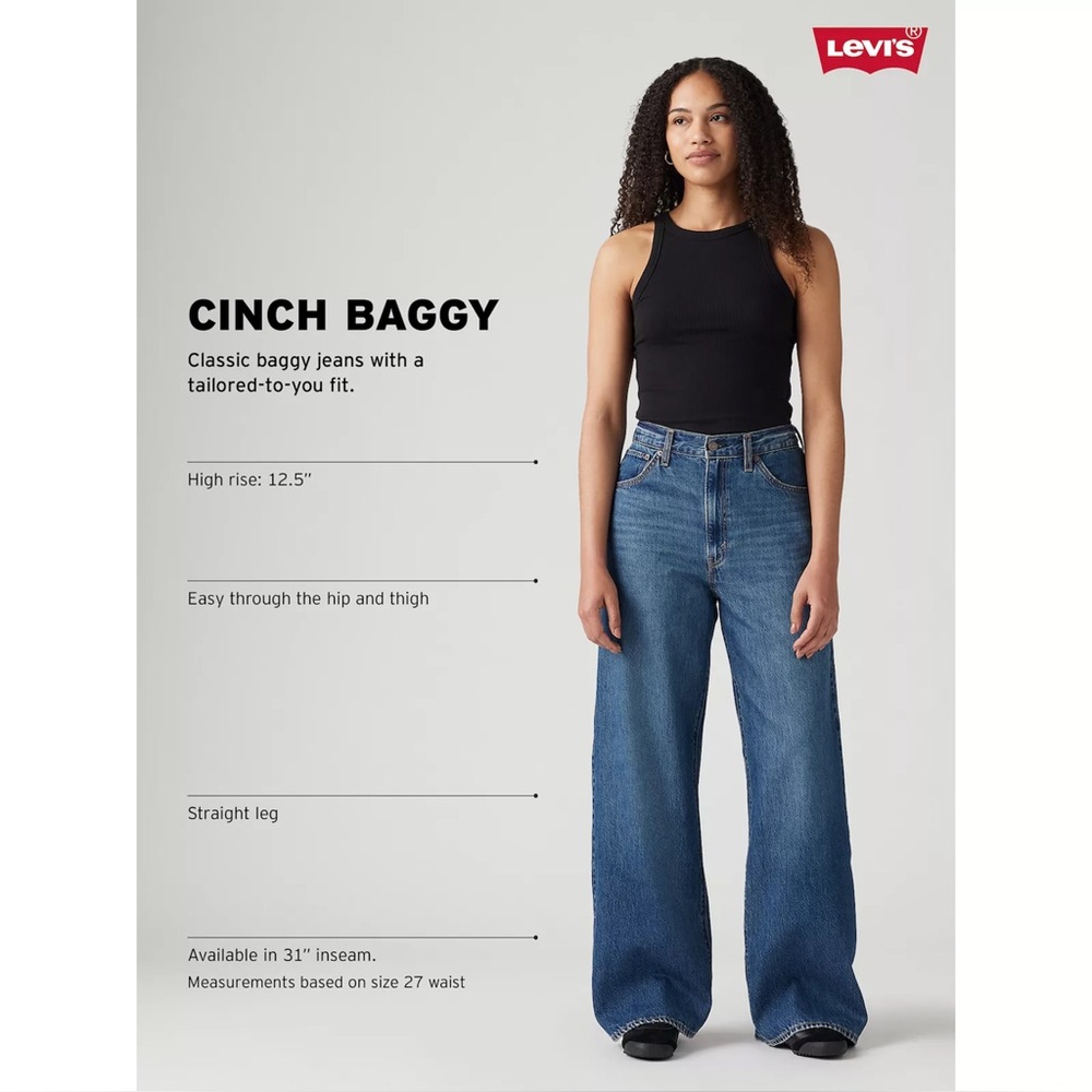 Levi’s Clinch Baggy Jeans – Size 31x31 – On-Trend Oversized Fit – NWOT - Picture 4 of 6